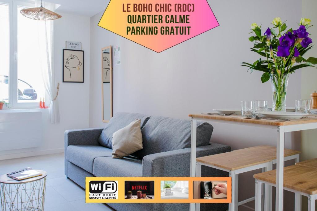 Ideal Pro & Couple - 2 Logements Theme Boho Chic Rdc & Dandy 1Er Etage - Quartier Calme - Jardin - Wifi Hd - Smart Tv - Parking Gratuit - Proche Centre & Transports - Ask Home Valenciennes Exterior photo